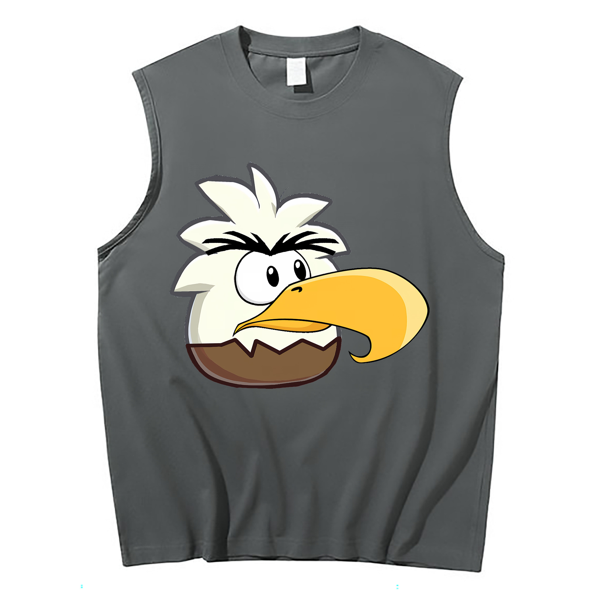 （画像用） Angry Birds アングリーバード コットン100％タンクトップ（フロントプリント）